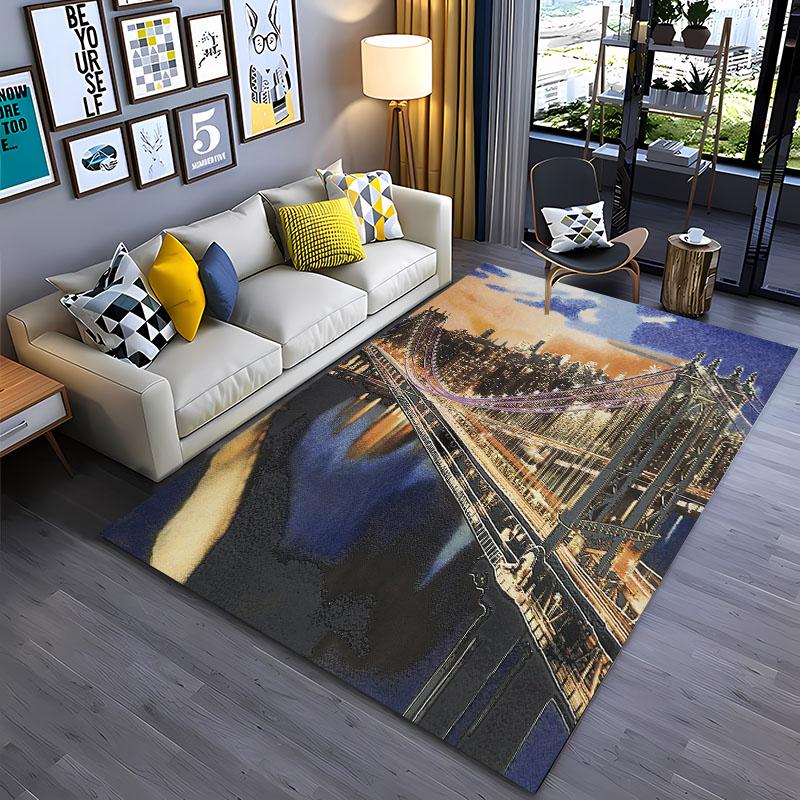Beautiful Romantic  France Paris Eiffel Tower Carpets for Home Living RoomBedroom Sofa Doormat Kitchen Floor Rugs Anti-slipDecor