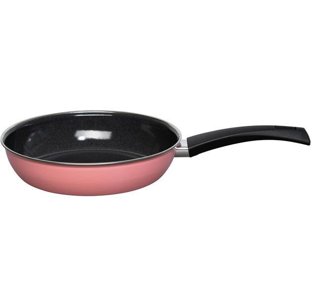 

Эмалированная сковорода Riess 24 см, розовая (0042-114)