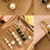 Pearl Waistband Pin To Fix The Waistline of Clothes and Make It Smaller Anti-exposure Brooch Women's Trousers Waistband Buckle Pin