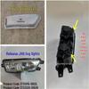 Clear Glass Fog Light Cover for FAW Jiefang JH6 Bumper, Flat & Convex Floor Models