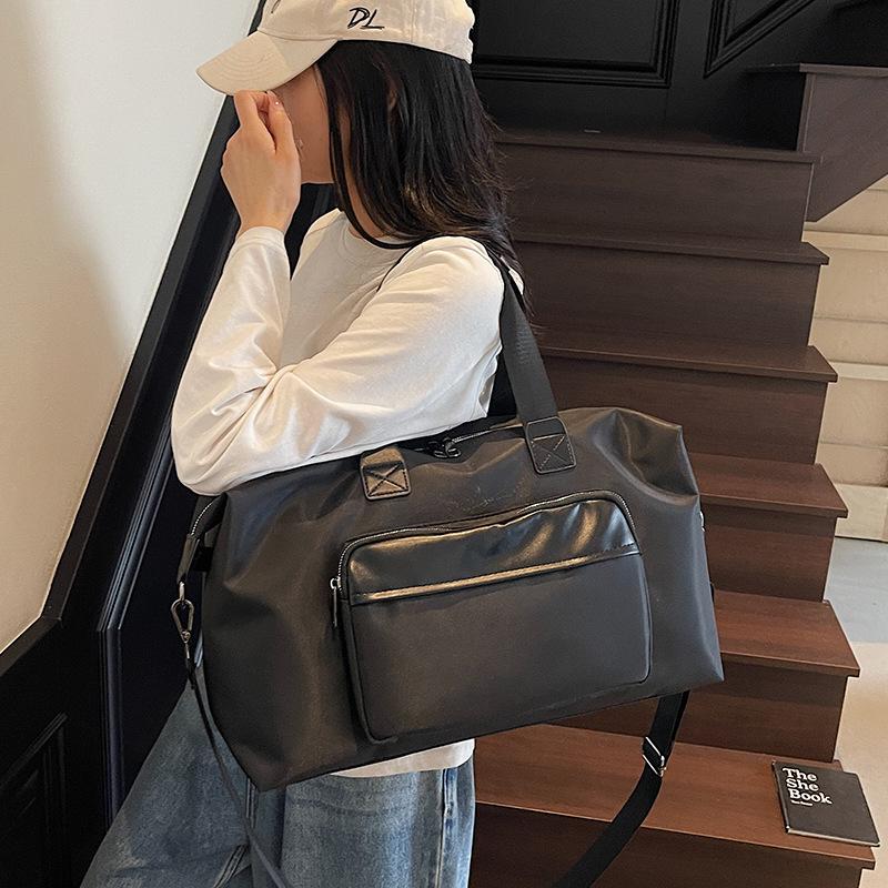 Large Capacity Simple and Versatile Travel Bag Men's Shoulder Tote Bag Business Trip Portable Boarding Bag Women's Yoga Fitness Bag
