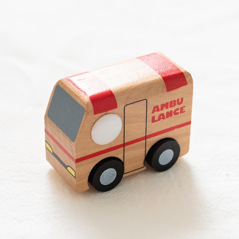 Kids Mini Wooden Cars Truck Aircraft Model Toy Montessori Wooden Education Colorful Vehicle Toys Simulation Cars Decoration Gift