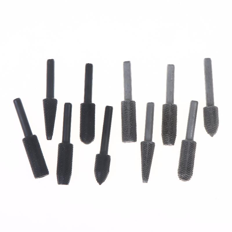 5Pcs Premium Burr Set - High-Speed Cutting, Wood Carving, Rotary Rasp Drill Bit Files For Woodworking, Carpentry, Engrav