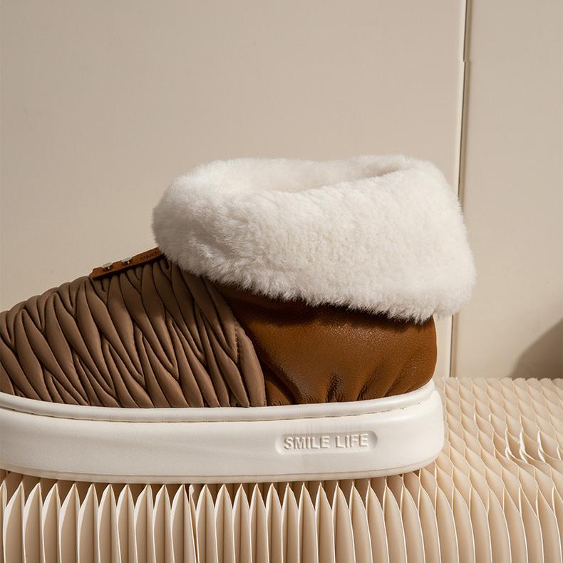 Chausson Femme Hiver Chaud, Chaussons Hiver Homme Et Femme, Chaussons Chauds Et Douillets En Forme De Nuage, Pantoufles Polaire Fourrées Pour