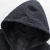 ROMON Men's Mid-Length Hooded Coat