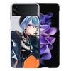Suisei H-Hoshimachi Phone Case For Samsung Z Flip 6 7 5G Galaxy Z Flip 5 4 3 5G Cases Shockproof Hard Cover TPU