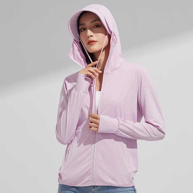 Ice silk sunscreen clothing removable brim face covering women's UPF10 + UV protection fishing sunscreen clothing men's outdoor ventilation