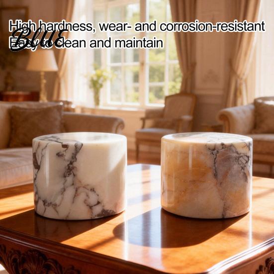 LED Cordless Night Light Marble Portable Touch Bedside Table Lamp Adjustable Lighting Modes Rechargeable Ambient for Bedroom Office Desk