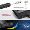 High Power Car Charger: 1 To 3 Lighter Socket Extension & 4-Port USB with Independent Switches TR12