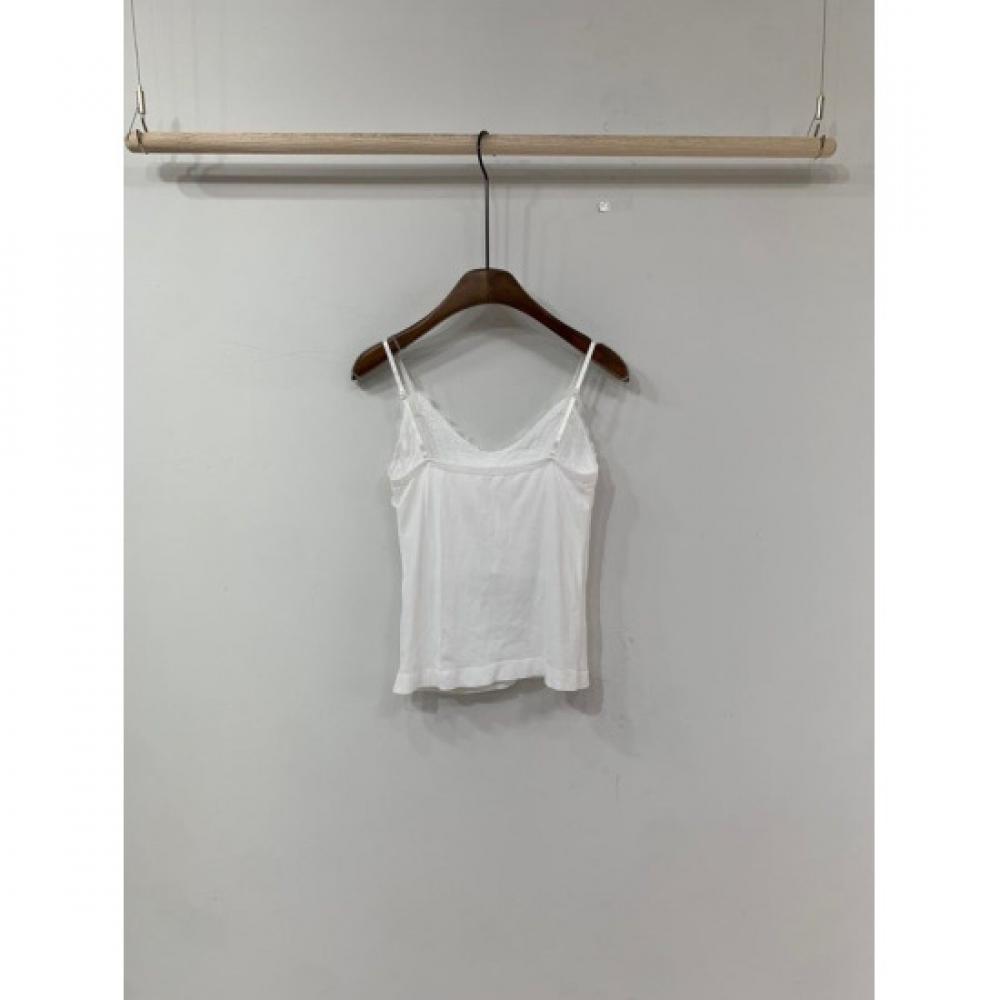 C S In The Room Viga Rib laCe adjuSTable STrap Cami T ShirT 3Color