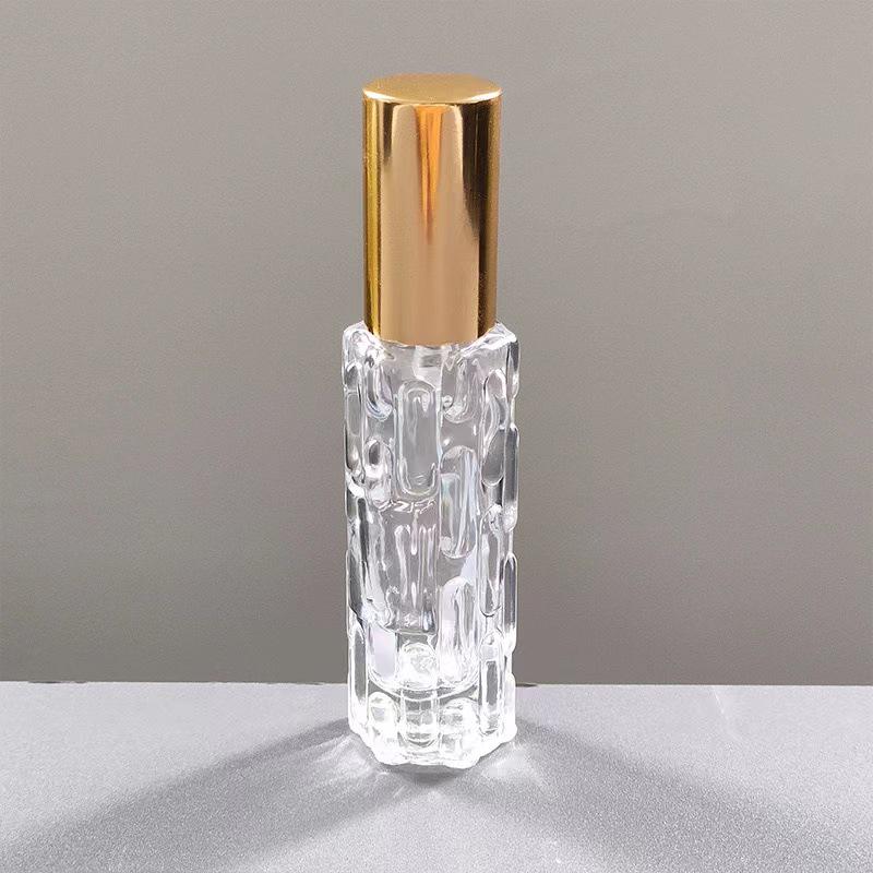 Bitter Gourd 10ml High-End Glass Perfume Spray Bottle - Portable Travel Dispenser.