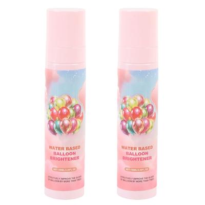 2 Pcs Balloon Shine Spray 100ml Lasting Shine Portable Balloon Gloss Enhancer for Wedding Birthday