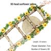Sunflower Vine Faux Floral Decor for AC Pipe & Wall Hanging