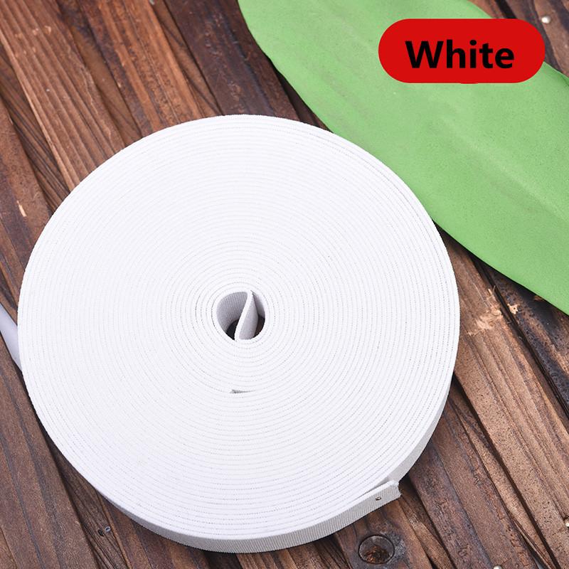 5 Meters 3/6/9/12/15/25/30/35/40MM White/black Nylon Highest Elastic Bands Garment Trousers Sewing Accessories DIY