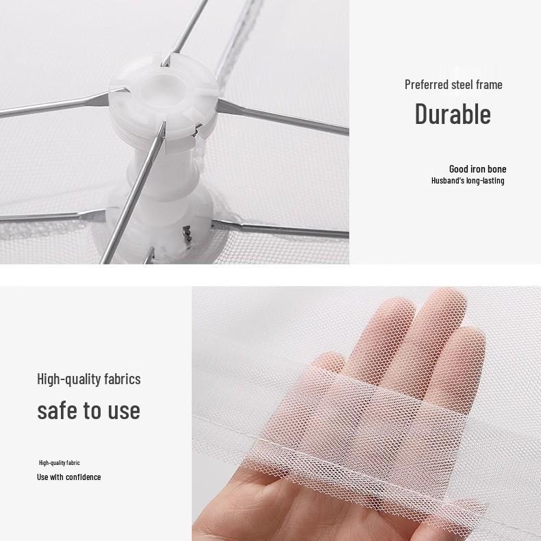 Foldable Mesh Food Cover for Kitchen and Outdoor Dining