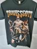 Travis Scott Concert T-Shirt Size Small Black Front Graphic Unisex T-Shirt