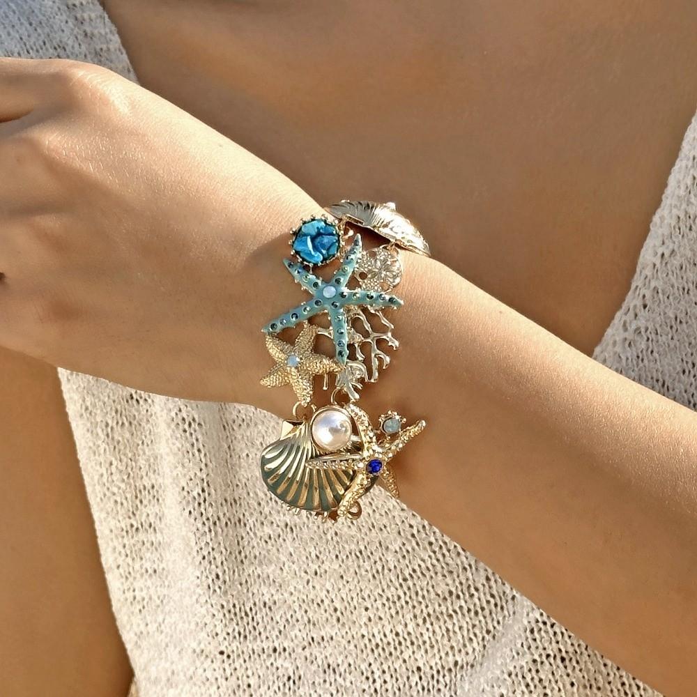 Sea Series Bohemian Shell Necklace Ornaments Starfish Beach Bracelet Shell Starfish Necklace Women