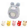 New Bear Children's Knitted Pullover Hat Winter Cold Protection Warm Children's Hat Baby Ear Protection Hat Scarf Integrated