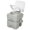 WC da campeggio WC da viaggio Max. Capacità di carico fino a 147 kg 20L per Campeggio Escursionismo Viaggio Pesca 41,5 x 36,5 x 42 cm Grigio