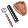 Walnut Wood Coffee Bean Dosing Cup and Spray Bottle Set Enduring Caffeine Dosing Mug Delicate Coffee Dispensing Cup Set for