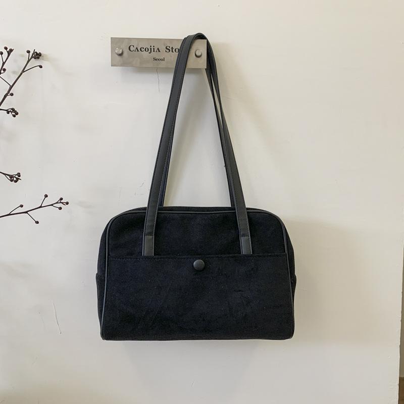 Retro Tasche Damen große Kapazität neu Herbst und Winter lässige Schulter Achseltasche Pendler Kissen Tasche