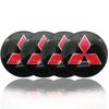 zjdf10 4PCS Car Wheel Hub Center Stickers Decal Emblem For Mitsubishi ASX Ralliart Lancer Cordia Pajero Outlander Eclipse Galant Mirage