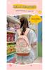 Japanese Cute Cartoon Rabbit Backpack for Girls with Large Capacity - Girly Commuting School Bag