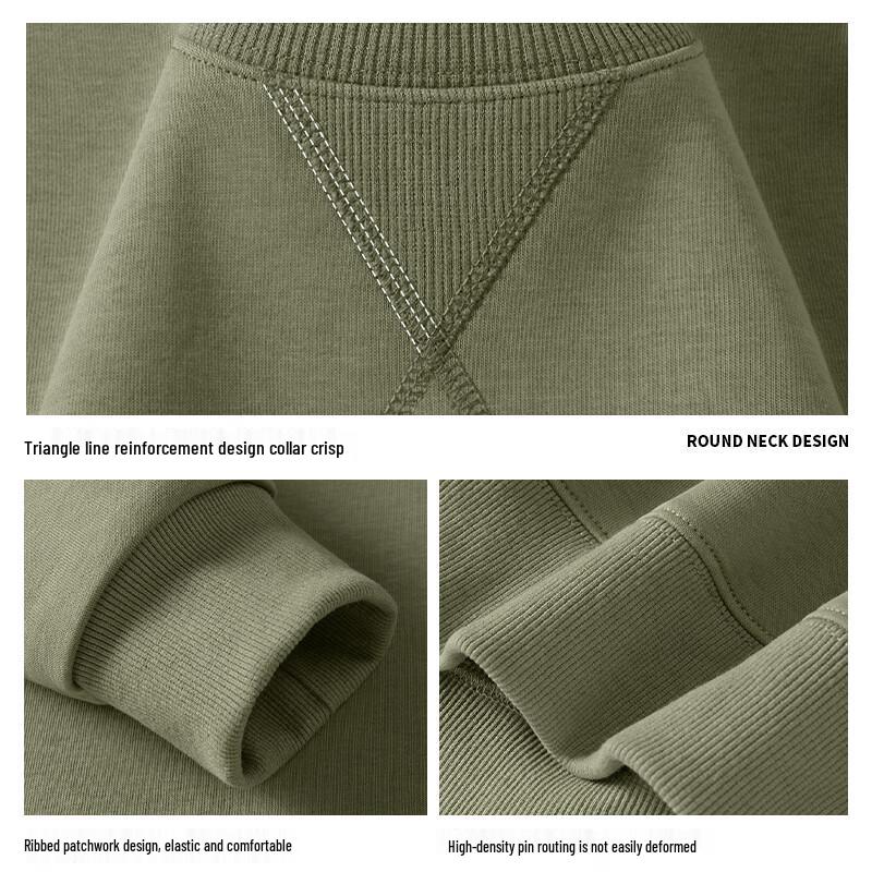 JEEP Men's Heavyweight Loose Fit Crewneck Pullover Sweatshirt