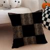 PPatchwork Fragmented Leopard Print Cushion Cover Throw Pillow Cover Hidden Button Durable Polyester Chair Cushion