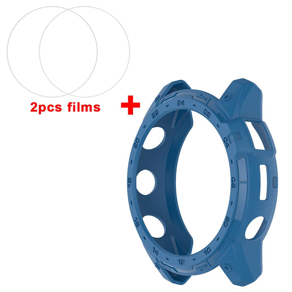 TPU Silikonhülle + Panzerglasfolien für Garmin Tactix 7 Oled Schutzhülle Schale Displayschutzfolie Smartwatch-Zubehör