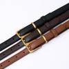 Light Luxury Leather Pure Cowhide Belt Women'S Simple And Versatile Korean Version Ins Style Advanced Sense Casual Thin Belt Women