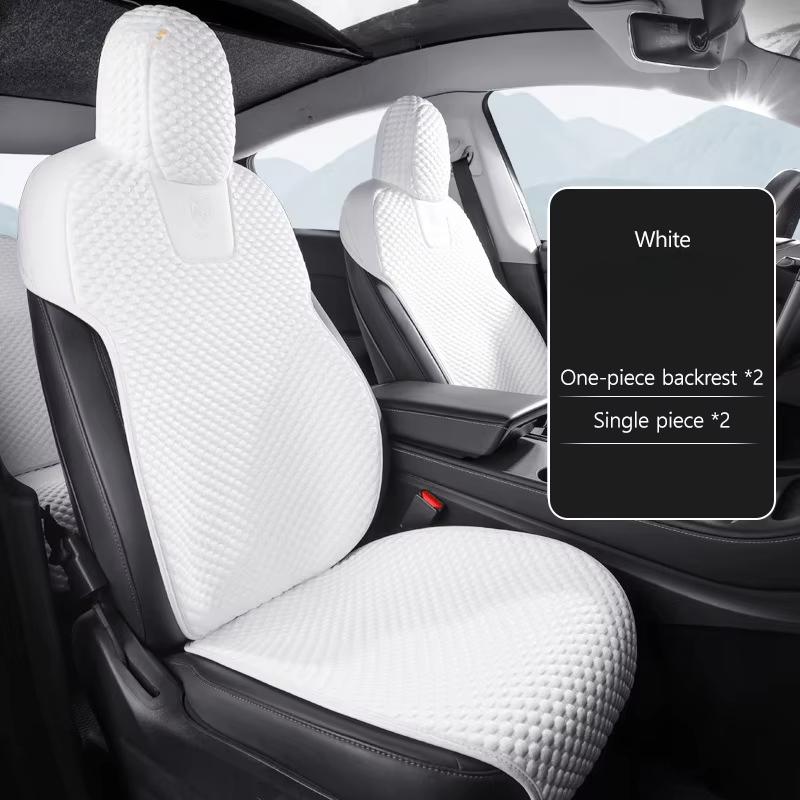 

Car Seat Cover for Tesla Model Y 2021-2025 Juniper Polyurethane Breathable Waterproof Seat Protector Car Interior Accessories Cotton Silk