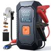 Portable Car Air Compressor & Jump Starter - 12V, Fast Charging, Digital Tire Inflator, LED Light, Compact Design for Gas/Diesel Engines And Car,