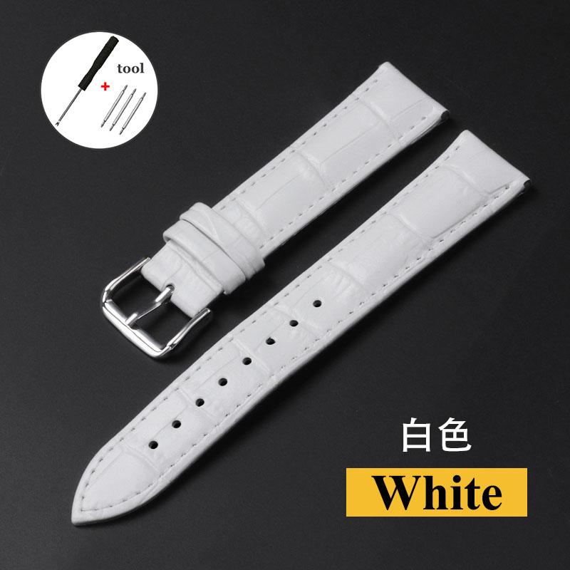 Echtlederarmband aus Rindsleder für Seiko für Tissot Herren- und Damen-Universal-Uhrenarmband 12 13 14 15 16 17 18 19 20 21 22 24mm