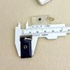 Natural White Crystal Rectangular Pendant Necklace Jewelry Accessories
