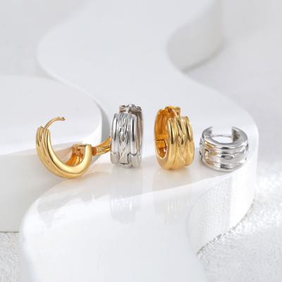Japanese and Korean Ins Fashion French Multi-layer Ear Buckle Cold Wind Stud Earrings Temperament Personality Niche Design Earrings