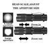 Aluminum Zinc Zinc Alloy LED Zoom Flashlight Super Bright Dimmable Camping Lamp  Outdoor Activity
