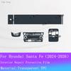 For Hyundai Santa Fe Car interior Speedometer Transparent  Cover Film Navigation Protection Sticker Control screen Accessories
