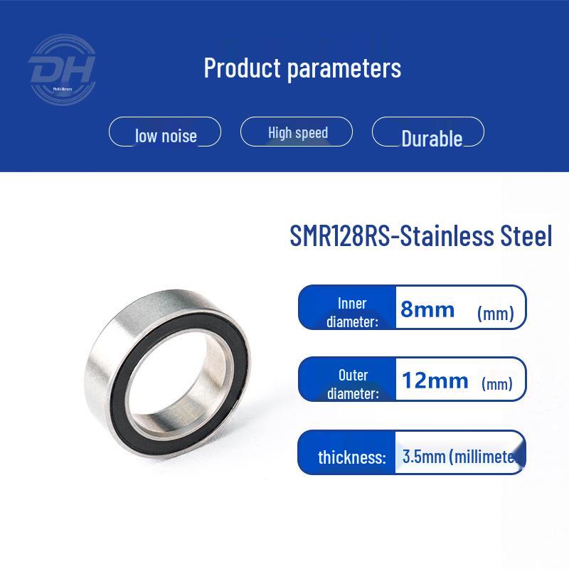 Rust-Proof Stainless Steel Miniature Pulley with Deep Groove Ball Bearing - Anti-Corrosion Gyroscope Ornament Accessory