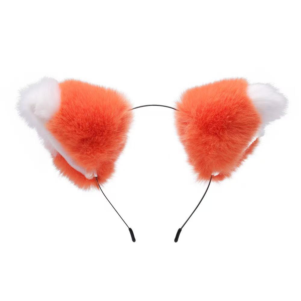 Halloween Katzenohr Plüsch-Stirnband - Süßes & Lustiges Haaraccessoire