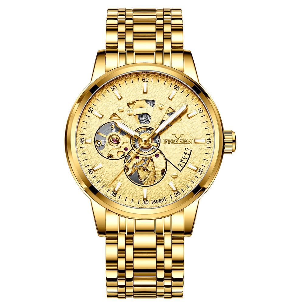 Fen Zun Men's 2020 Trendy Skeleton Automatic Watch