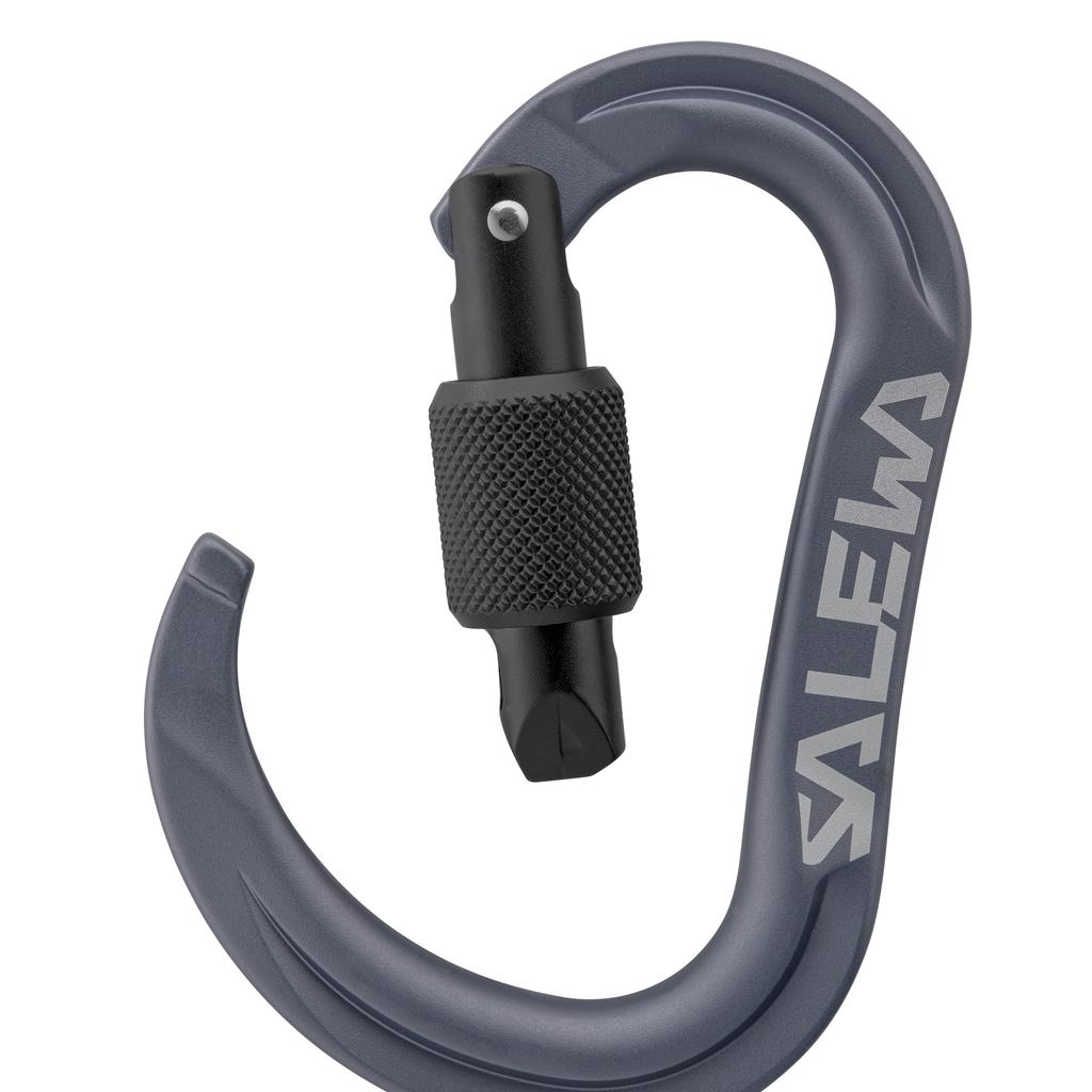 Unisex Climbing Carabiner Salewa Ortles Hms Gray 00-0000072001_0987