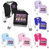 Kids Printed Baseball Jacket Casual Loose Fit Outerwear for Boys and Girls