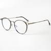 Circular Myopia Glasses Fashion Vintage Gold TR90 Round Frames Prescription Eyeglasses Men Women Office Accessory Eyewear
