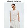 Women's Spliced Lace Embroidered Short-Sleeve Cardigan Shirt