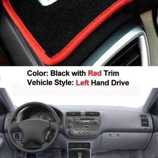 Car Dashboard Cover Non slip pad For Honda Civic Sedan 2001 2002 2003 2004 2005 LHD RHD Dash Mat Sun Shade Pad Anti-UV Cushion