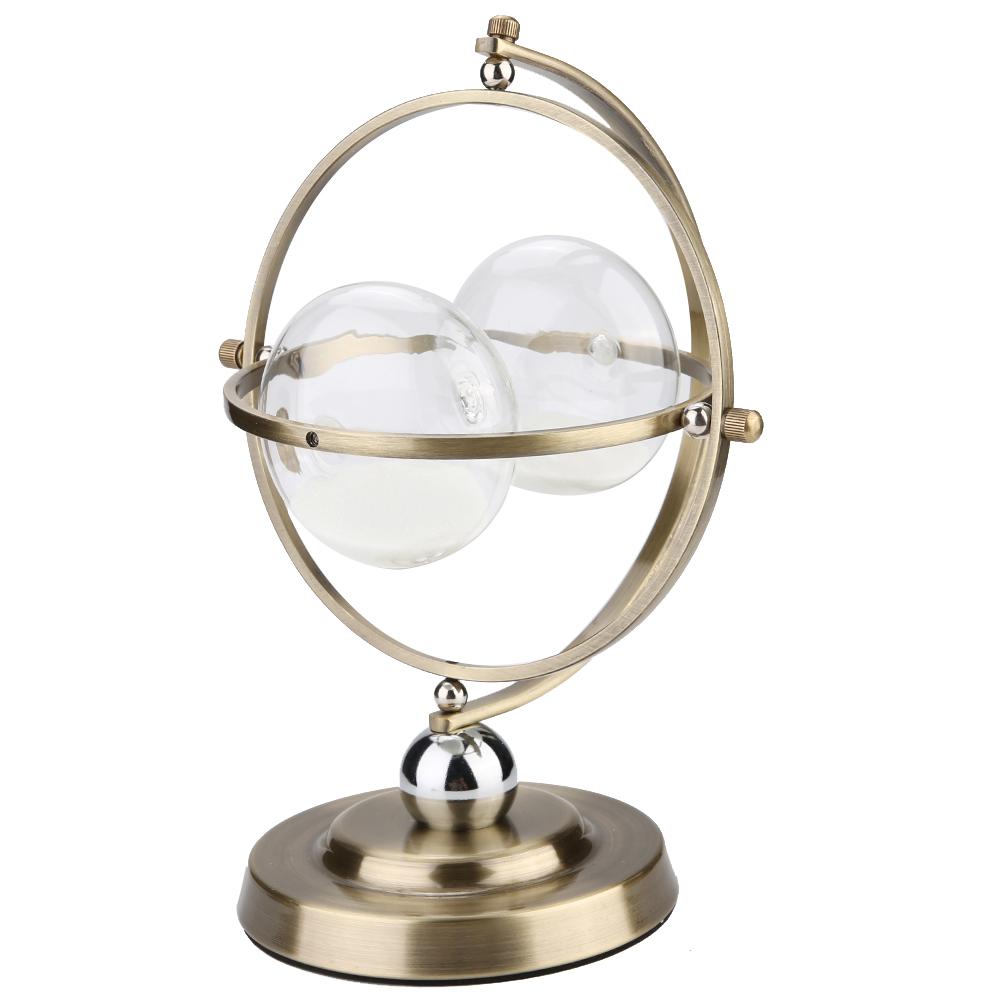 

Metal Hourglass Sand Timer,Glass Timer Sand Glass 15 Minutes Glass Vintage Living Room