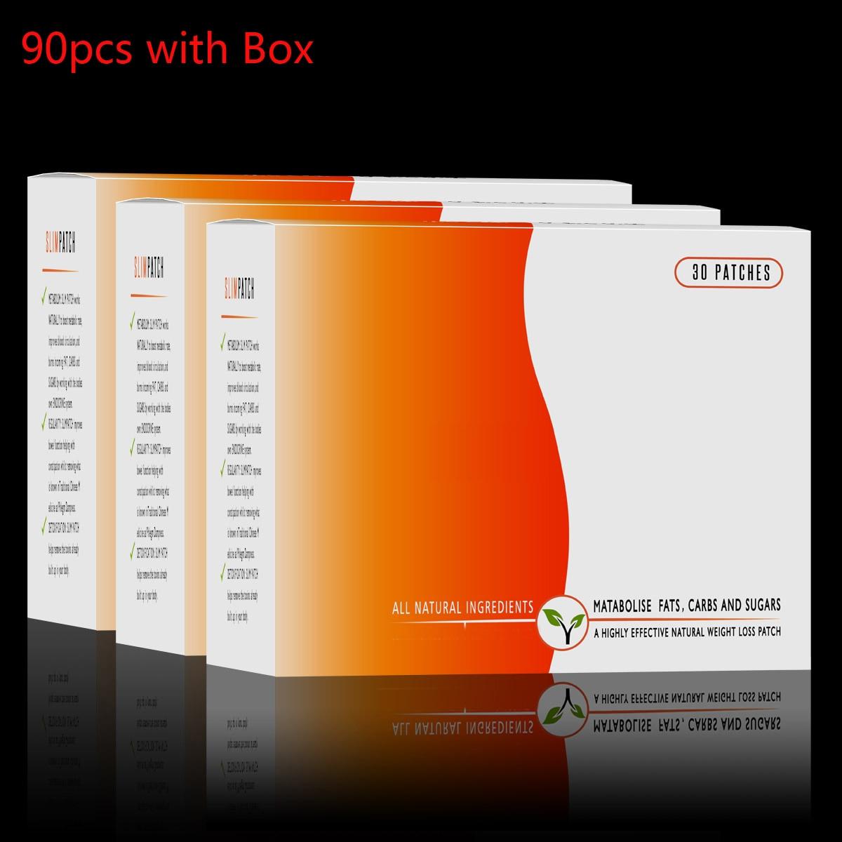 

Пластырь для похудения Slim Patch Fat Burning Slimming Products Body Belly Waist Losing Weight 90 PCS With Box