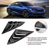 Bil Bakre Fönster Ventilationsutlopp Lamell Skärmlist Passar för Honda Civic 20162019