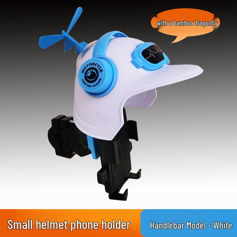 Compact Waterproof Phone Holder with Sunshade for Motorcycle, Scooter & Bicycle Riders.